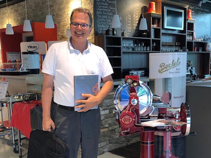 Berkel Volano B114 im Fachhandel-Showroom – Produktpräsentation bei Niederberger Gastro