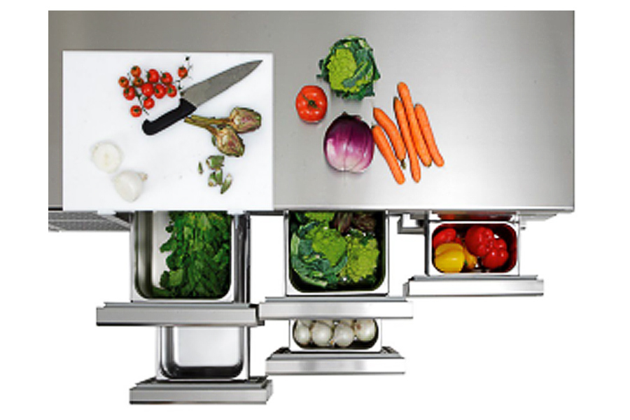 Coldline Kühltisch mit Schubladen – flexible Konfiguration für Prep- und Arbeitsbereiche