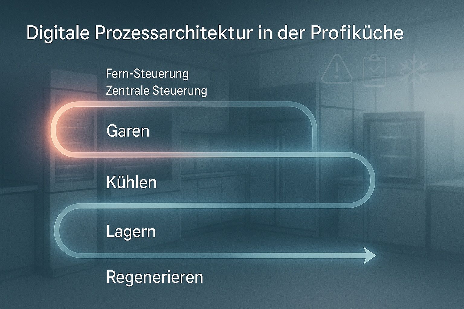 Digitale Prozessarchitektur in der Profiküche
