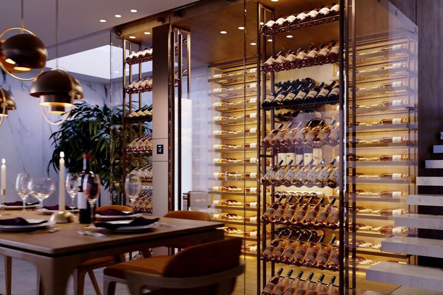 DARC Premium-Weinkühlsystem für hochwertige Flaschenaufbewahrung in der Gastronomie