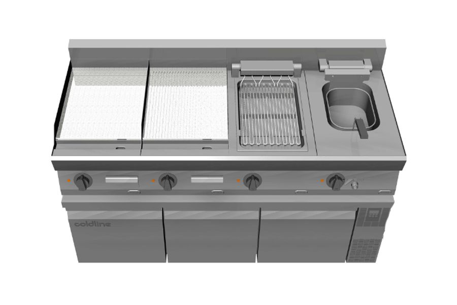 3D Darstellung eines individuellen Kochblocks
